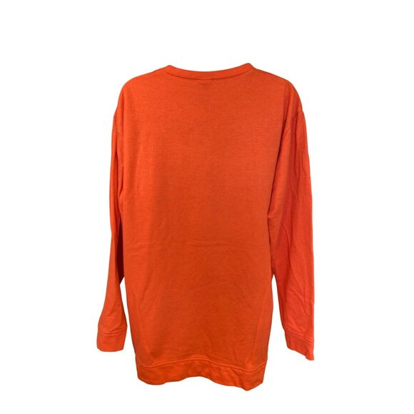 Clemson Tigers Orange TShirt L Long Sleeve College Football Team Spirit Pullover - Picture 3 of 8